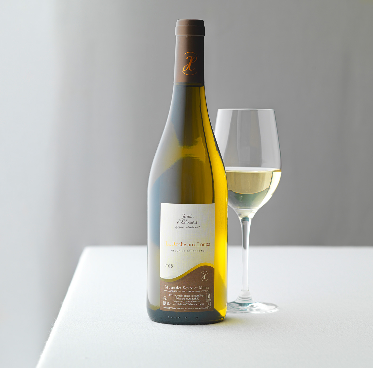 Boutille de Muscadet la Roche aux Loups 2018