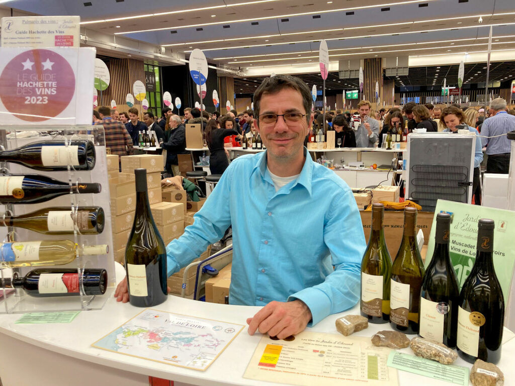 Edouard au salon des vins